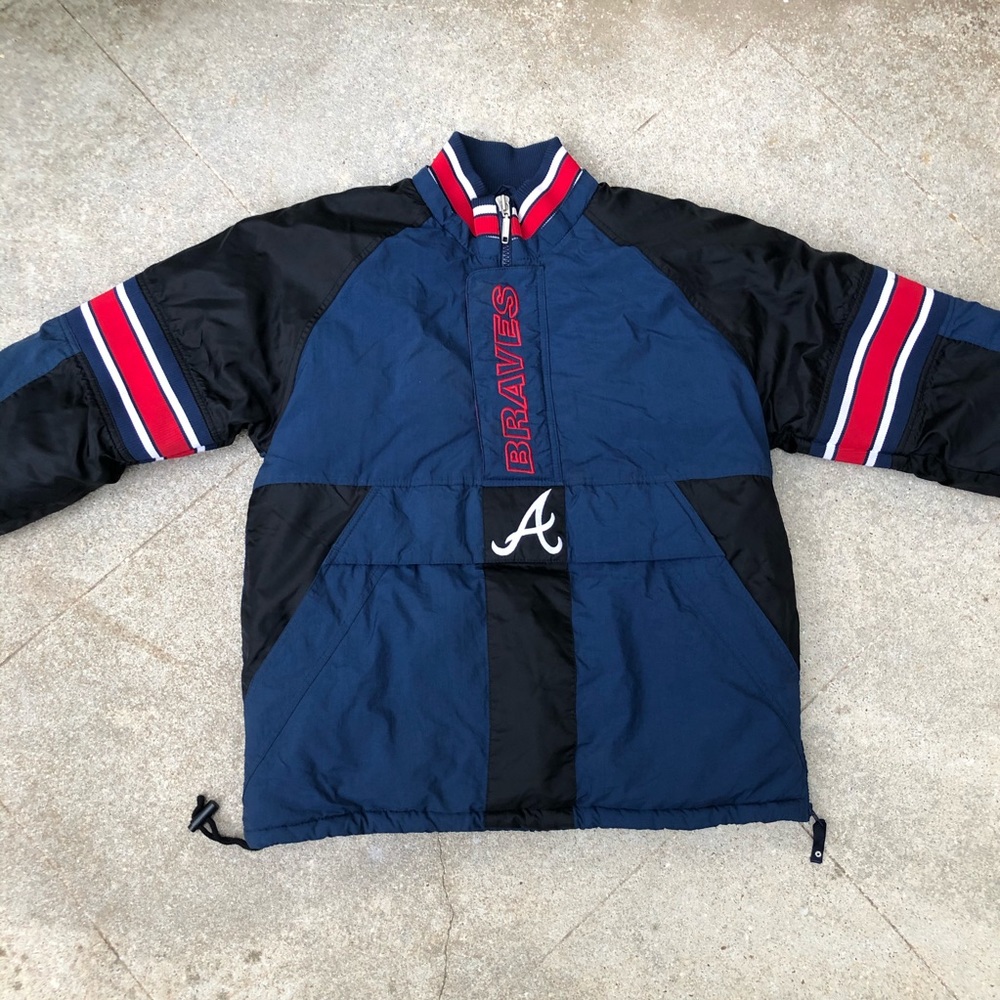 Vintage Starter Braves Puffer Jacket